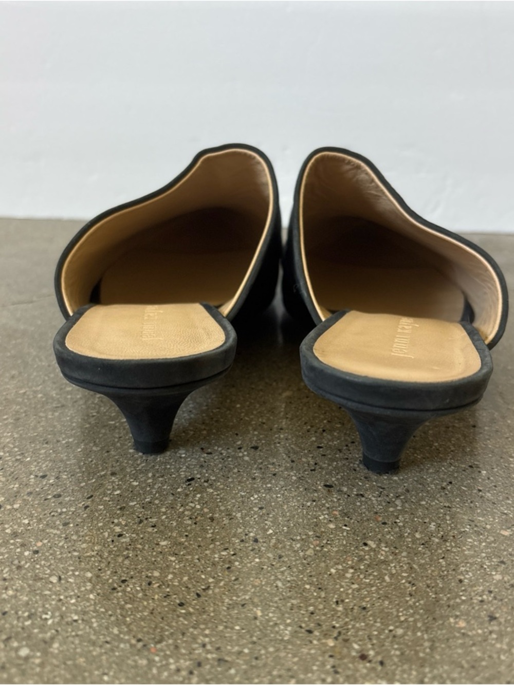 Jenni Kayne Black Pointed Suede Mules - Picture 5 of 10